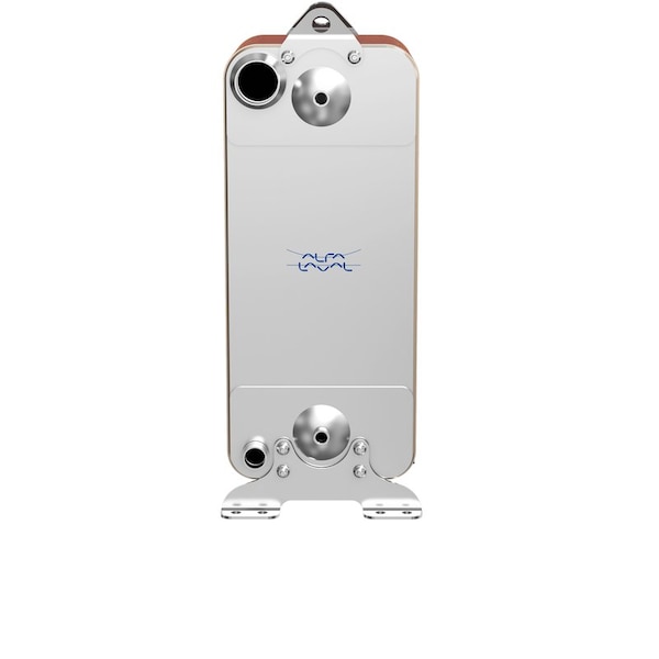 Brazed Plate Heat Exchanger, AISI 316L, Stainless Steel, Copper, 100 Plates - Subcooler - 840k BTU
